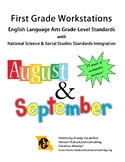 First Grade Worskstations Centers August & September Resource