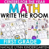 First Grade Write the Room MATH Centers for the Year GROWI