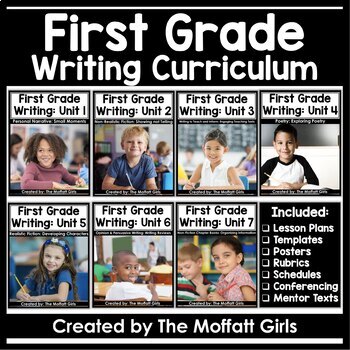 Preview of First Grade Writing Curriculum Bundle