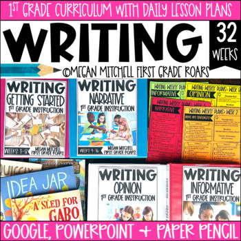 Preview of First Grade Writing Curriculum Bundle