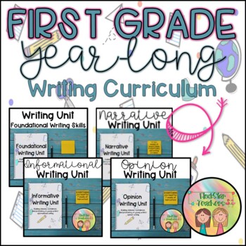 Preview of First Grade Writing Curriculum | LOW PREP