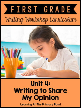 Preview of First Grade Opinion Writing Unit | Persuasive Writing | 1st Grade Writing Unit 4