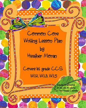 Preview of First Grade Writing Lesson Plan