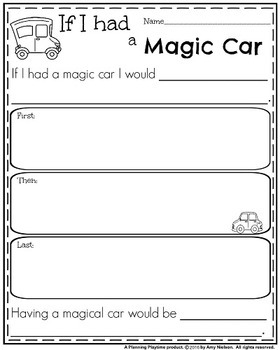 creative writing prompt first grade