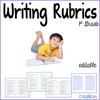 Preview of First Grade Writing Rubrics