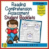 First Grade Yearly Reading Comprehension Assessment Bookle