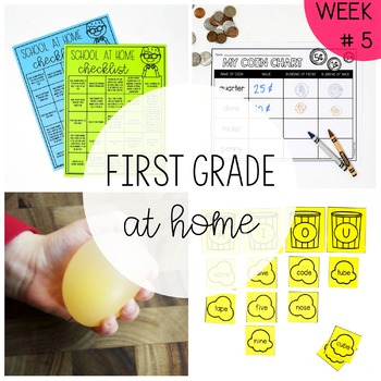 Preview of First Grade at Home - Week Five