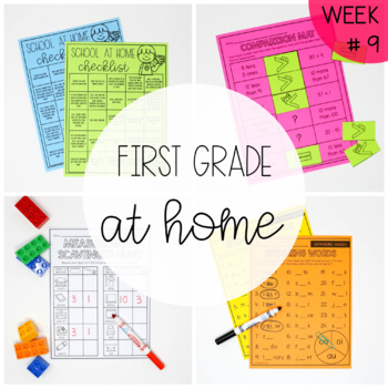 Preview of First Grade at Home - Week Nine