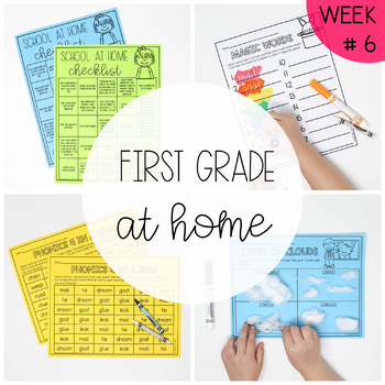 Preview of First Grade at Home - Week Six