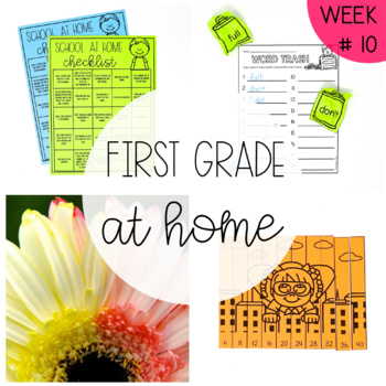 Preview of First Grade at Home - Week Ten