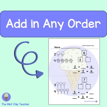Preview of iReady First-Grade Lesson 3: Add in any Order - 2024