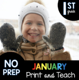 First Grade independent work packet for January - Winter S