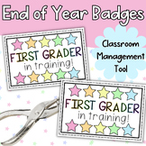 First Grader in Training Printable Badges/Punch Cards