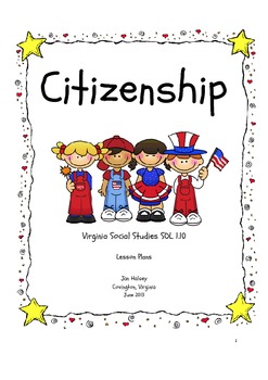 Preview of First Graders Are Good Citizens - Lesson Plans