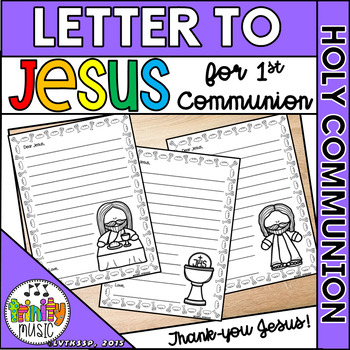 Preview of First Holy Communion (Letter to Jesus)