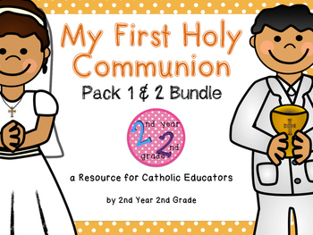 Preview of First Holy Communion Resources for Catholic Schools BUNDLE