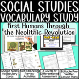 First Humans - Paleolithic and Neolithic Age Vocabulary, B