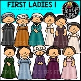 First Ladies of America 1 Clip Art Set {Educlips Clipart}