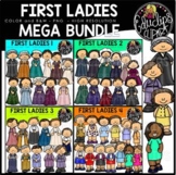First Ladies of America Clip Art Mega Bundle {Educlips Clipart}