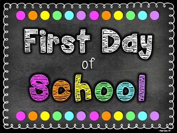 First & Last Day of School Signs by Kyra Yung | Teachers Pay Teachers