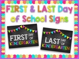 First & Last Day of School Signs Pack {Neon & Chalkboard Edition}