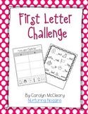 First Letter Challenge (First Sound Fluency Practice)