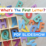 First Letter Practice - Distance Learning