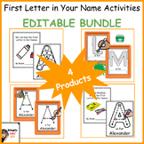 First Letter of Your Name Activities - BUNDLE