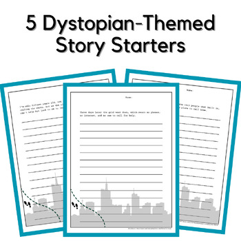 dystopian creative writing worksheet