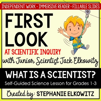 Preview of What is a scientist? Self-Guided Digital Lesson | Distance Learning