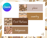 First Nations Art Word Wall Flashcards