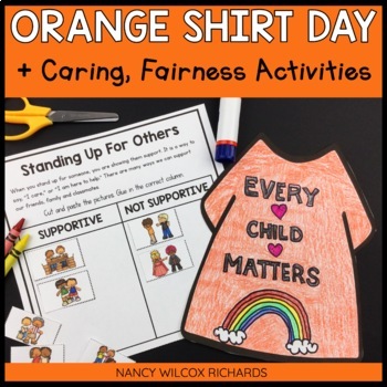 Preview of Orange Shirt Day with Caring and Fairness Activities, First Nations Canada