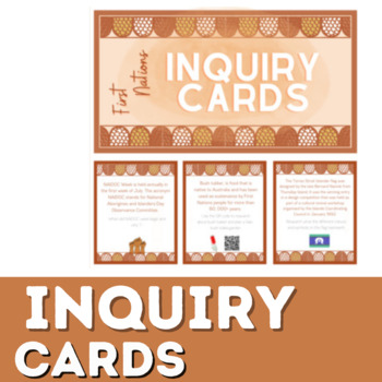 Preview of First Nations - Inquiry Cards (Upper Primary)