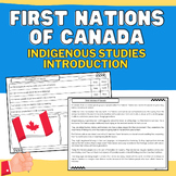 First Nations in Canada Informational Passage, Worksheets,
