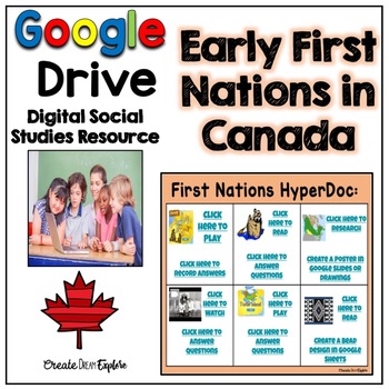 Preview of First Nations in Early Canada Google Drive Digital Resource and HyperDoc