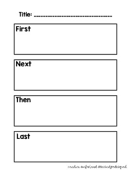 First Next Last - Sequencing Board