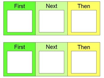 First Next Then Visual Mini Schedule By Learning Simplified Tpt