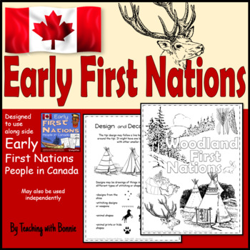 Preview of First Nations in Early Canada, Activities Book: Indigenous People, Grade 3