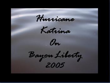 Preview of First Person Hurricane Katrina Visual Diary with Facts and Information