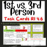 First Person versus Third Person Narration Task Cards for RI 4.6
