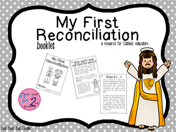 Preview of First Reconciliation Booklet: Making My First Confession