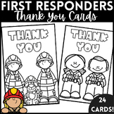9 11 First Responders Thank You Cards