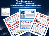 First Responders Thank You Notes (Oct 28th is National Day