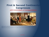 First & Second Continental Congress w/Correspondence