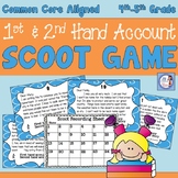 First & Second Hand Account Scoot Game for 4th-5th grade (