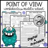 First, Second, & Third Person - Point of View Worksheets 