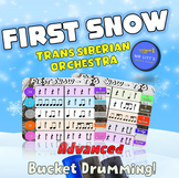 First Snow (Trans Siberian Orch) - ADVANCED BUCKET DRUMMING!