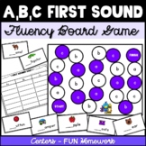First Sound Fluency Board Game | Sounds a, b, & c | Record