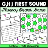 First Sound Fluency Board Game | Sounds g, h, & i | Record