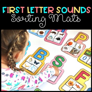 Preview of First Sound Fluency Sorting Mats Activity